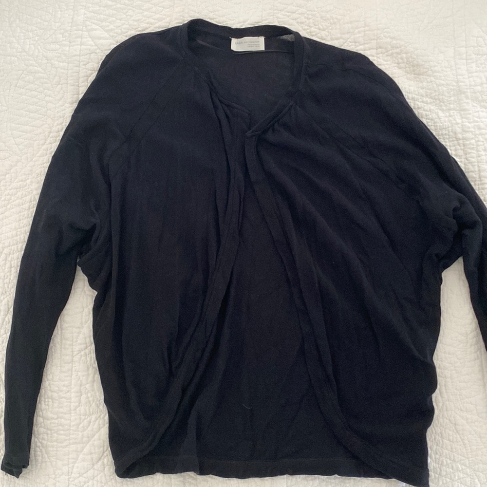 Zara black cardigan